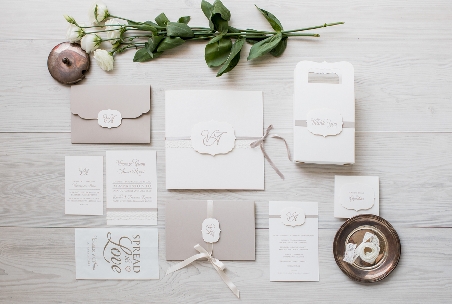 Partecipazione di Nozze Romantic Pochette
