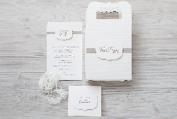 Partecipazione di Nozze Romantic Pochette-3