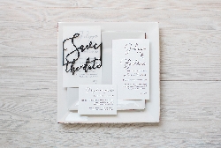 Partecipazione di Nozze Modern Calligraphy