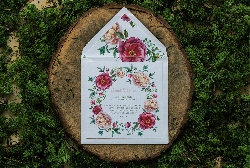Partecipazione di Nozze Regina di Fiori