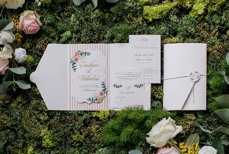 Partecipazione di Nozze Le Jardin Secret