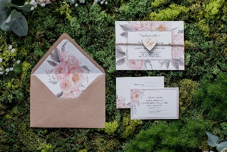Partecipazione di Nozze English Garden