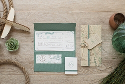 Partecipazione di Nozze Vintage Post