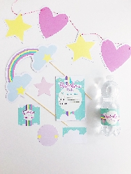 Free Kit Rainbow Party