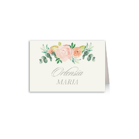 Escort Card Le Jardin 