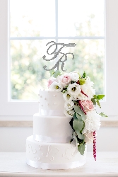 Topper Cake Legno Pitturato