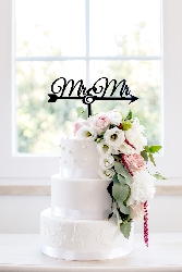Topper Cake Plexiglass Colorato