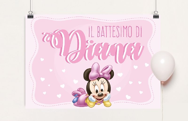 Poster Backdrop Minnie