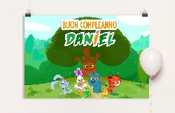 Poster Backdrop Amici