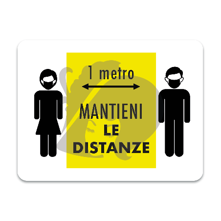 Adesivo Mantieni le Distanze
