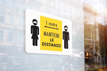 Adesivo Mantieni le Distanze