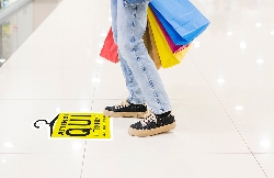 Adesivo Calpestabile Shop