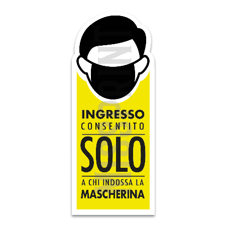 Adesivo Mascherina