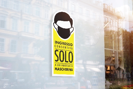 Adesivo Mascherina
