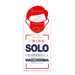 Adesivo Mascherina
