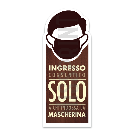 Adesivo Mascherina Wengè-0