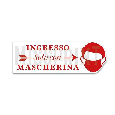 Adesivo Mascherina