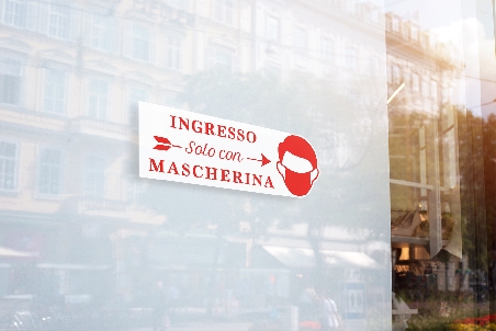 Adesivo Mascherina
