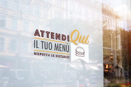 Adesivo Take away Burger
