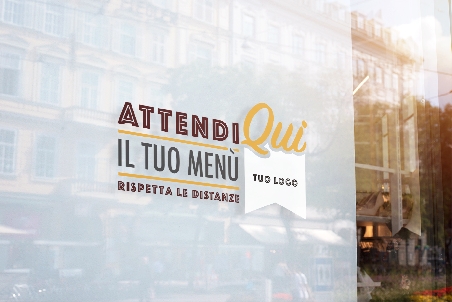 Adesivo Take away Logo