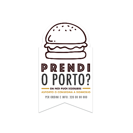 Adesivo Take Burger 