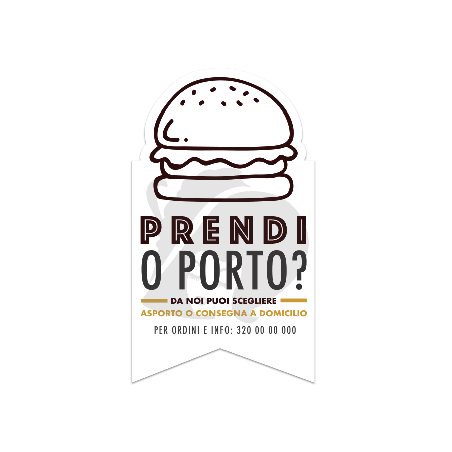 Adesivo Take Burger 